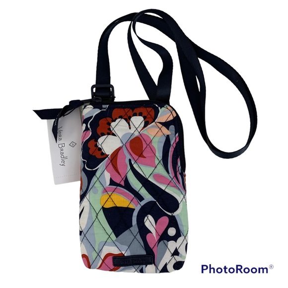 Vera Bradley Bags Nwt 45 Vera Bradley Rfid Mini Cellphone